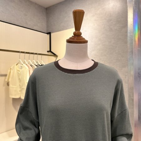 스트라이프 박시 티셔츠
