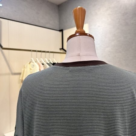 스트라이프 박시 티셔츠