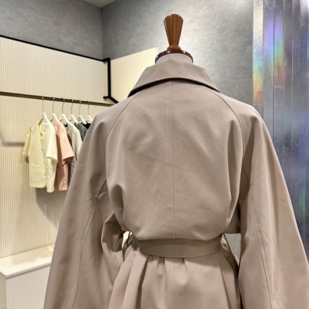 벨티드 박시 트렌치 코트