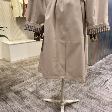 벨티드 박시 트렌치 코트