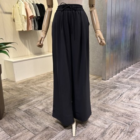 밴딩 스트랩 와이드 팬츠