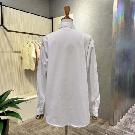 베이직 자수 마크 셔츠