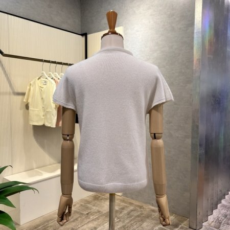 모혼방 심플 캡소매 니트