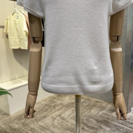 모혼방 심플 캡소매 니트