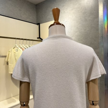 모혼방 심플 캡소매 니트