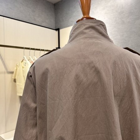 더블 밴딩 트렌치 코트