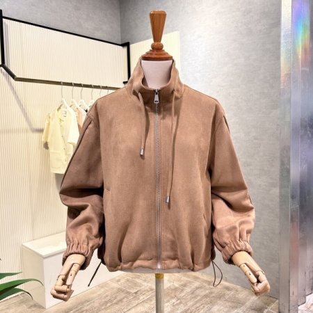 하이넥 스트랩 페이크 세무 점퍼