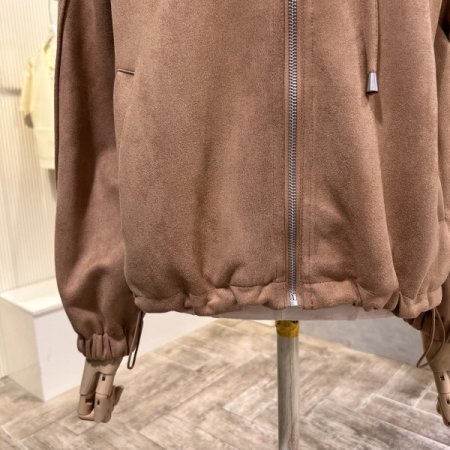 하이넥 스트랩 페이크 세무 점퍼