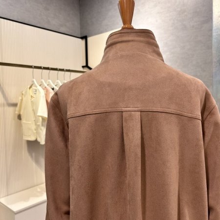 하이넥 스트랩 페이크 세무 점퍼