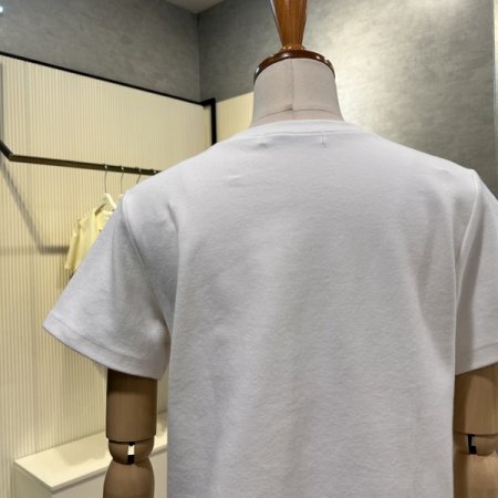 레터링 기모 반팔 티셔츠