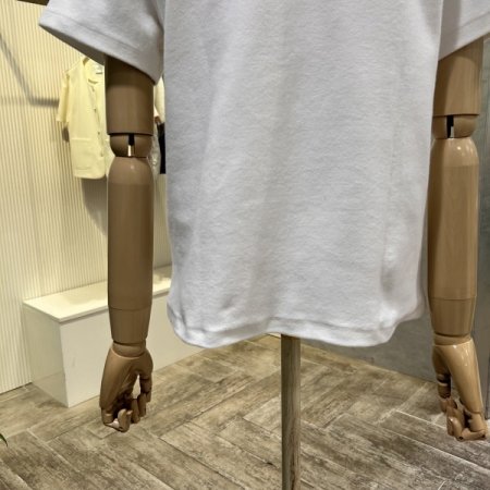 레터링 기모 반팔 티셔츠