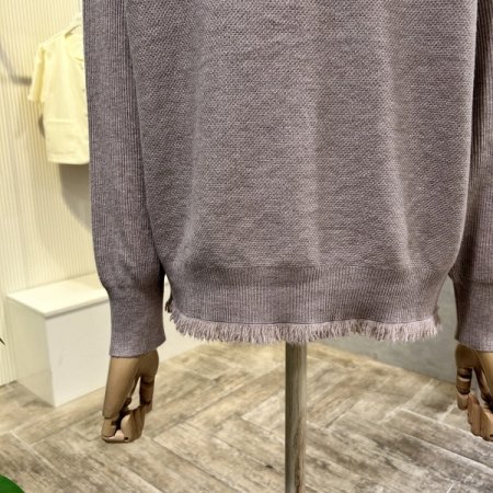 빈티지 V넥 단추 가디건