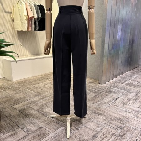 투턱 와이드 정장 팬츠