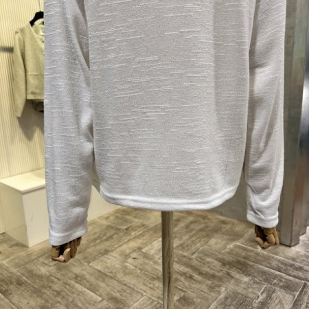 레터링 배색 라운드 티셔츠