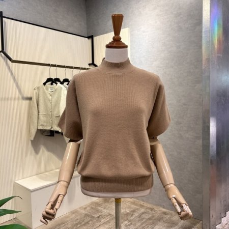 나그랑 반팔 반폴라 니트