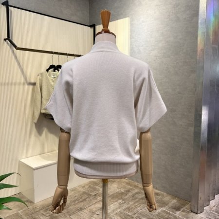 나그랑 반팔 반폴라 니트