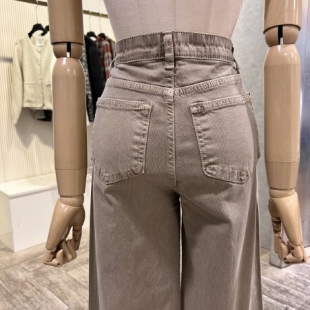 속밴딩 일자 통 팬츠