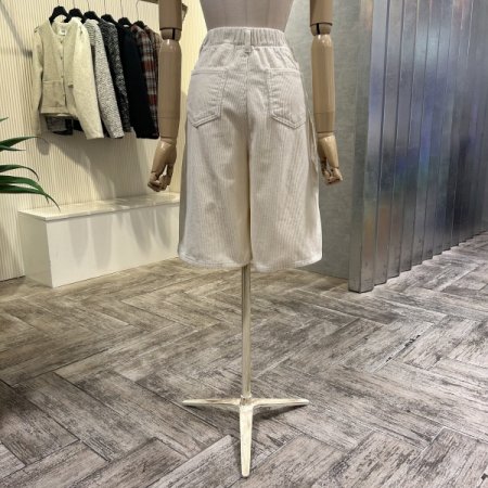 백밴딩 골덴 반바지