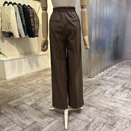 백 밴딩 원턱 정장 팬츠