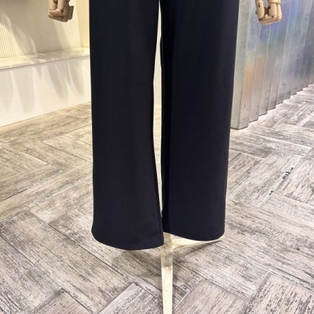 밴딩 일자 캐주얼 팬츠