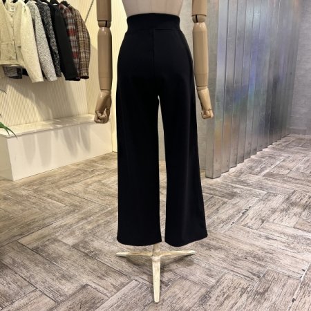 밴딩 일자 캐주얼 팬츠