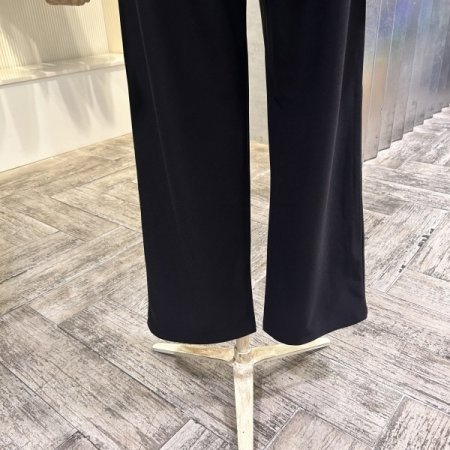 밴딩 일자 캐주얼 팬츠