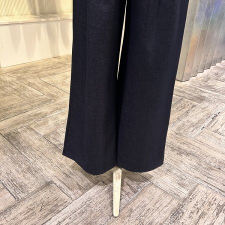 밴딩 와이드 캐주얼 팬츠