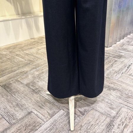 밴딩 와이드 캐주얼 팬츠