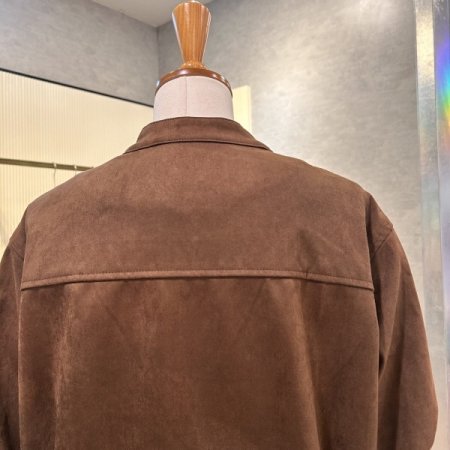 페이크 스웨이드 집업 점퍼