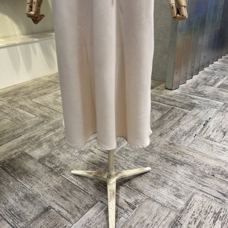 스트랩 백 밴딩 롱 스커트