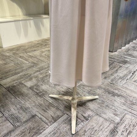 스트랩 백 밴딩 롱 스커트