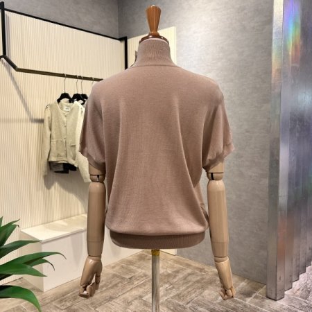 하이넥 나그랑 단추 니트