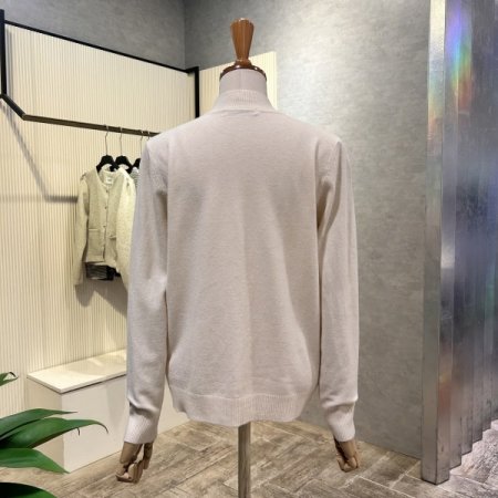 베이직 반폴라 니트