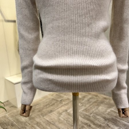 세일러 카라 폭스 혼방 니트