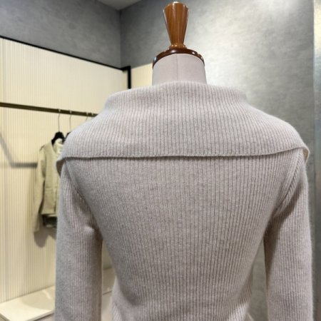 세일러 카라 폭스 혼방 니트