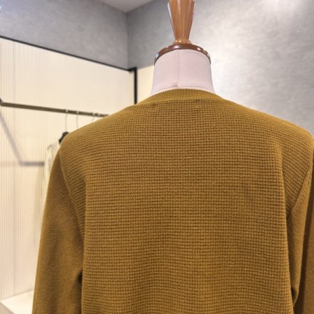 짜임 배색 단추 가디건