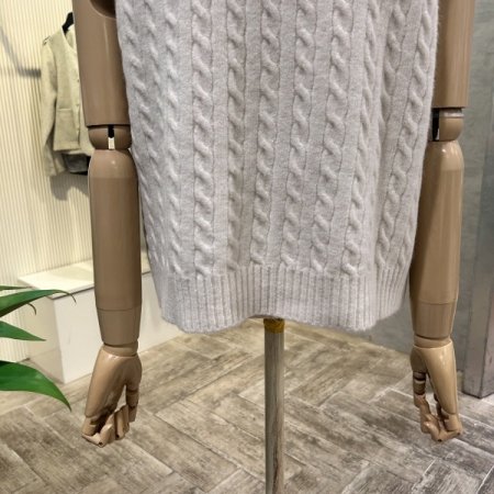 집업 하이넥 꽈배기 베스트