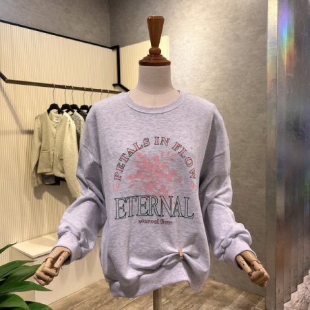 라운드 레터링 티셔츠