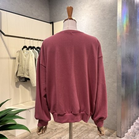 레터링 라운드 티셔츠