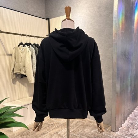 후드 레터링 티셔츠