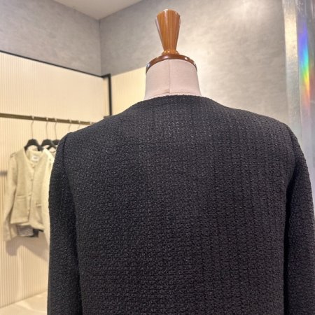 트위드 라운드 자켓