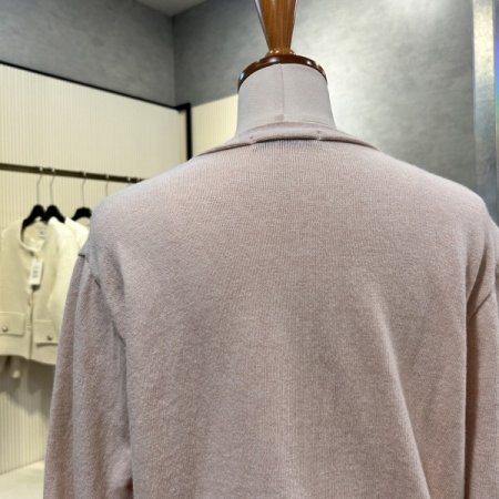 V넥 캐시미어 혼방 가디건