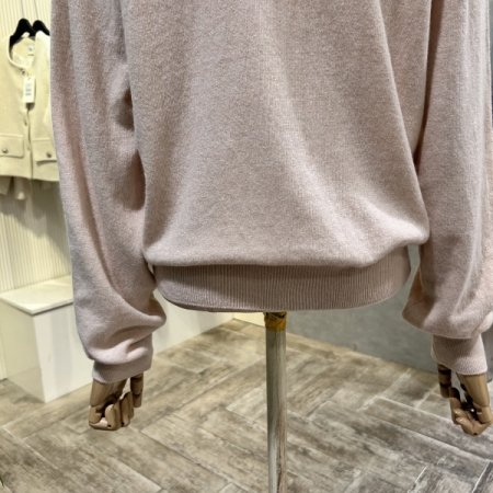 V넥 캐시미어 혼방 가디건