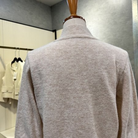 반폴라 알파카 혼방 니트