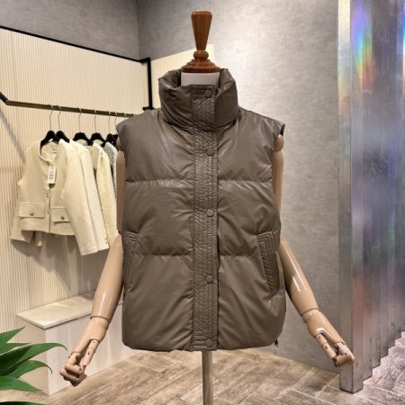 하이넥 덕 다운 집업 베스트