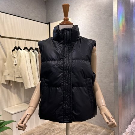 하이넥 덕 다운 집업 베스트