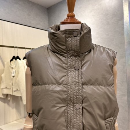 하이넥 덕 다운 집업 베스트