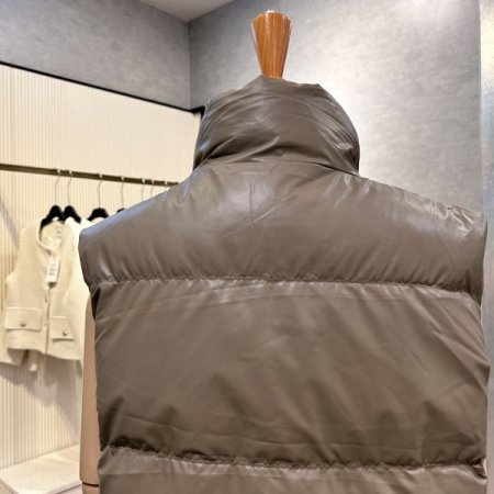 하이넥 덕 다운 집업 베스트