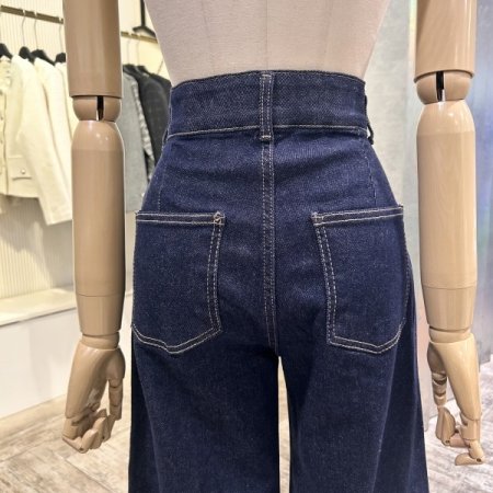 속 밴딩 포켓 부츠컷 데님 팬츠