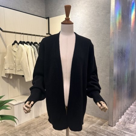 오픈형 박시 가디건